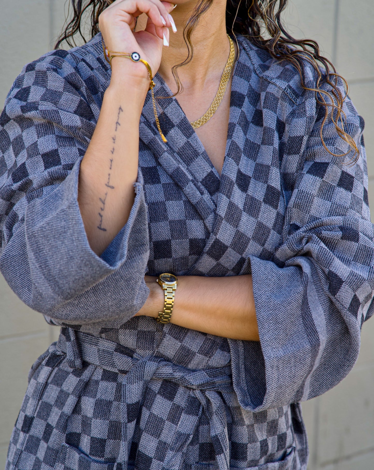 Checkered Robe