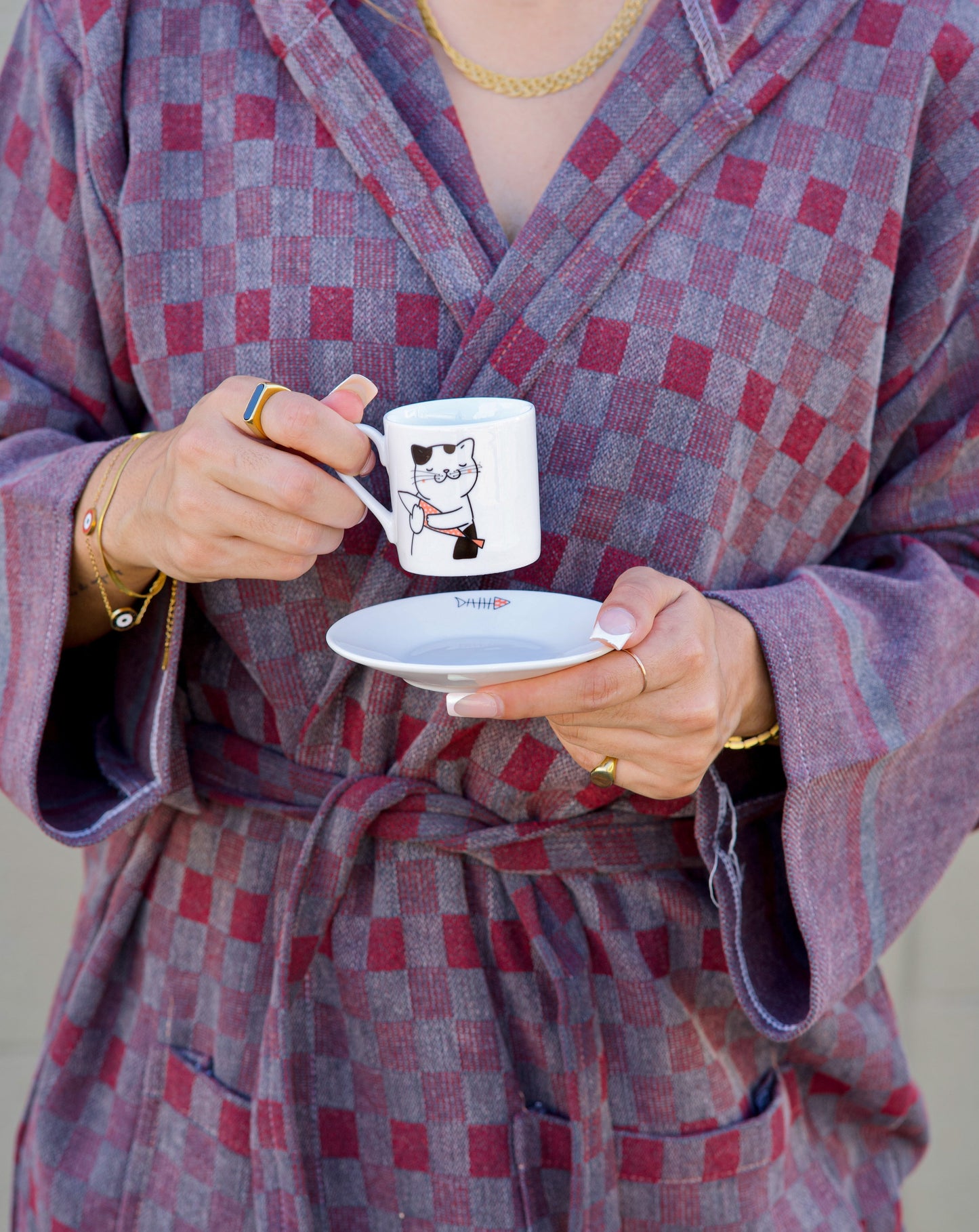 Checkered Robe