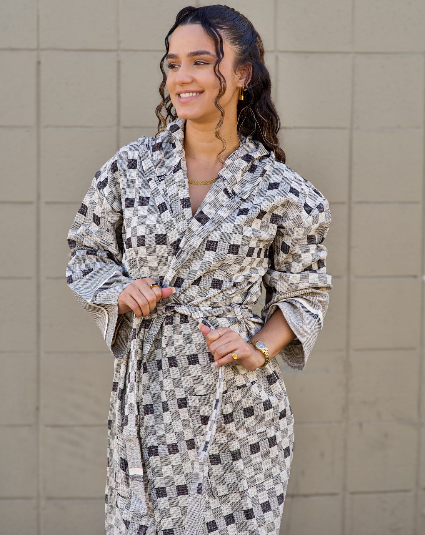 Checkered Robe