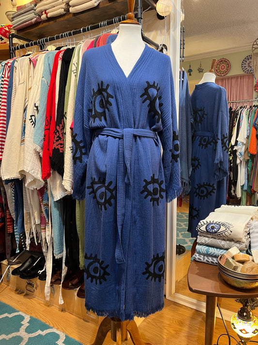 Blue Evil Eye Robe