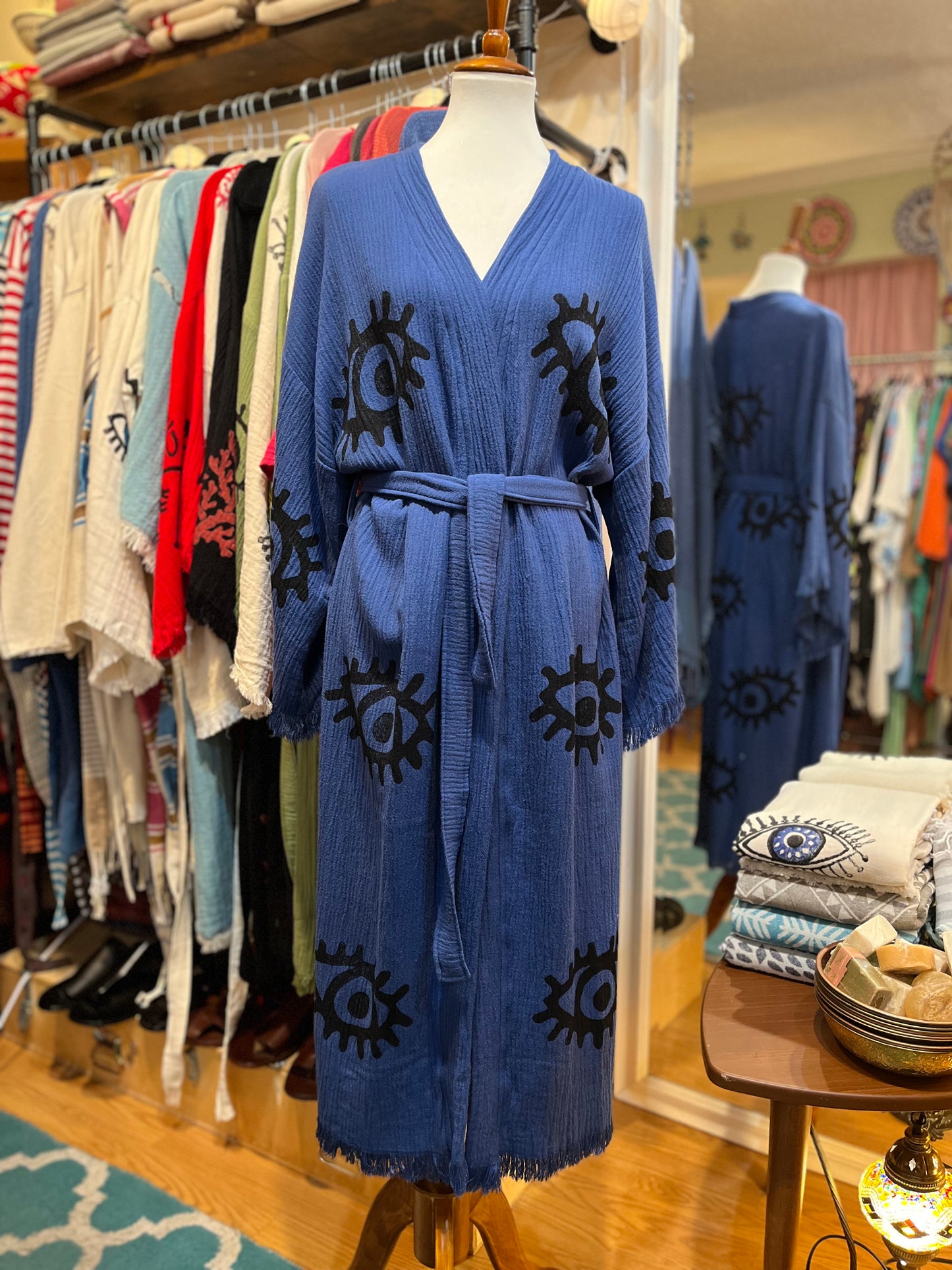 Blue Evil Eye Robe