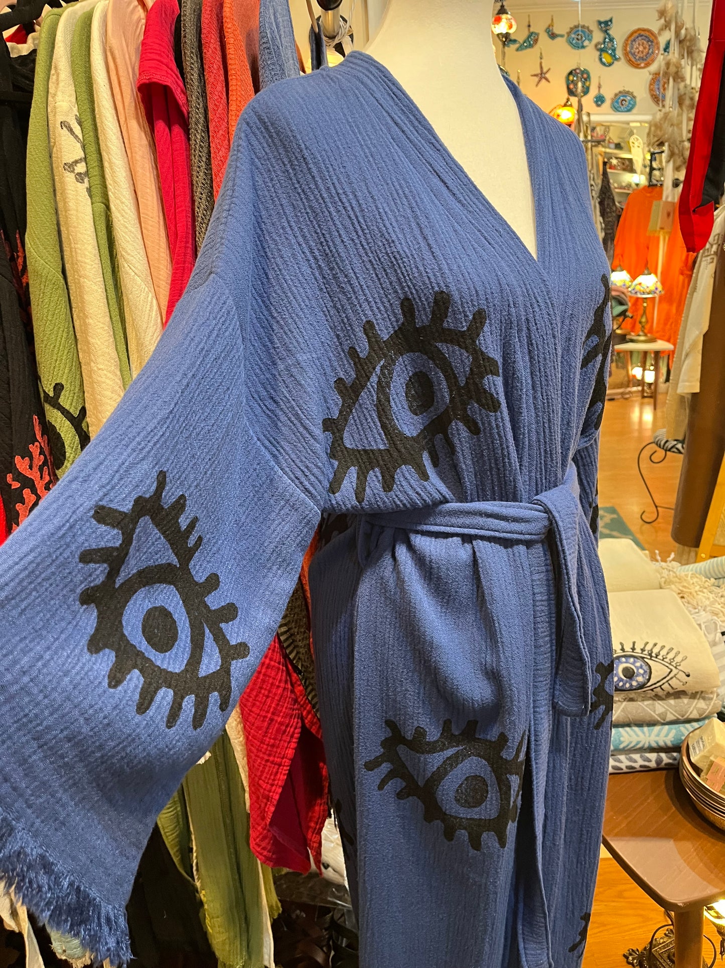 Blue Evil Eye Robe