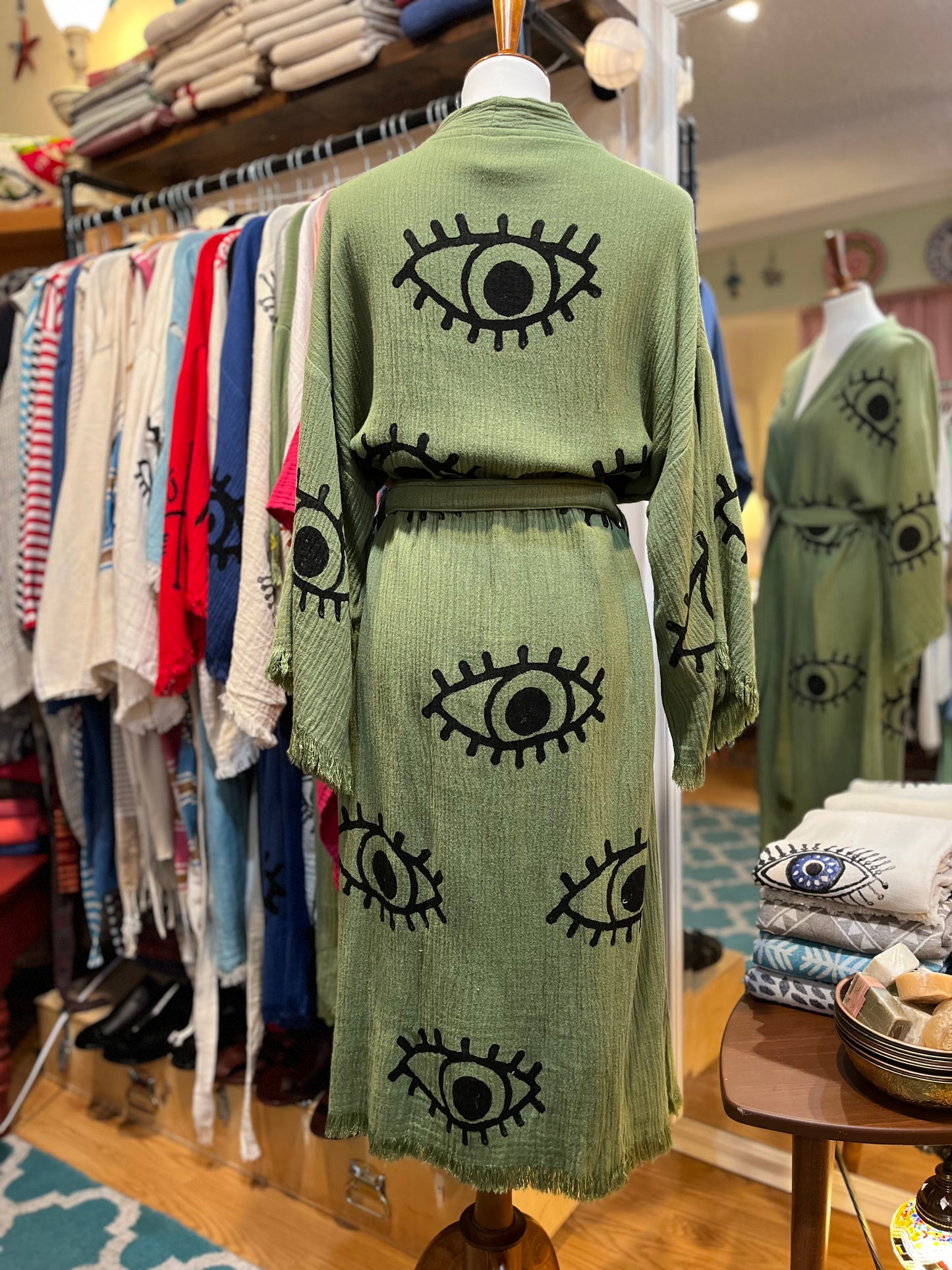Green Evil Eye Robe