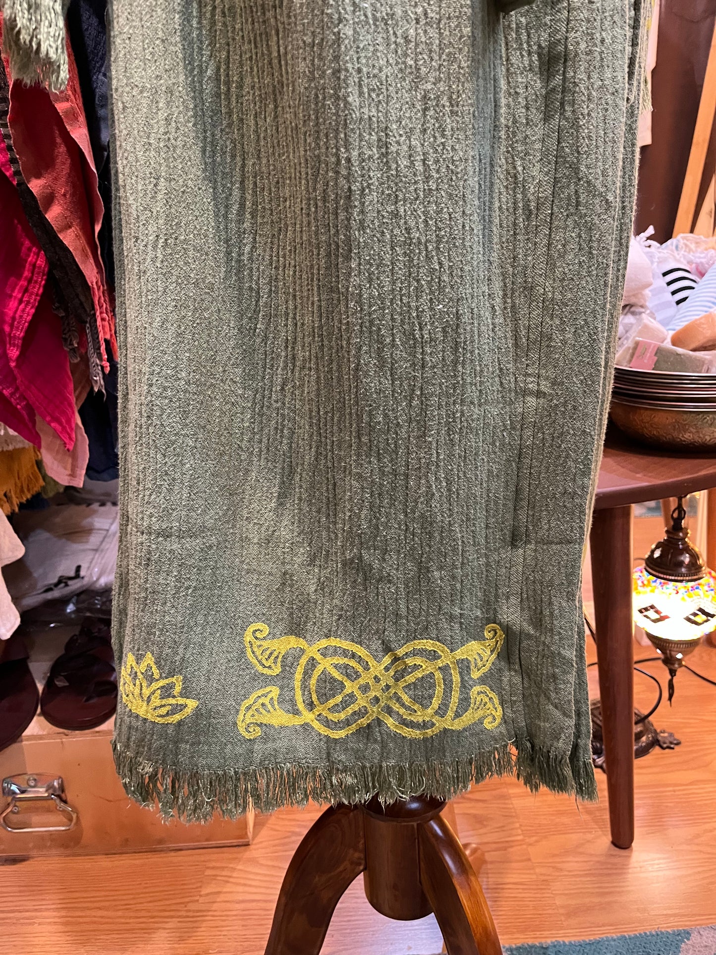 Kimono Green Big Eye - Robe