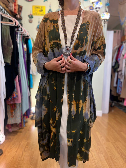 Bronze Batik Kaftan