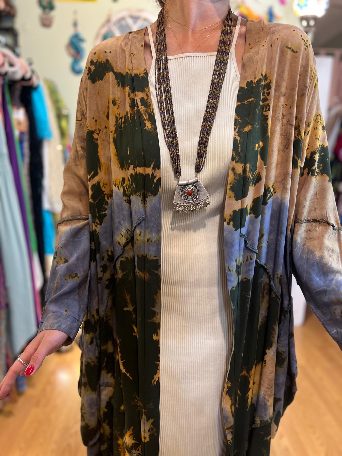 Bronze Batik Kaftan