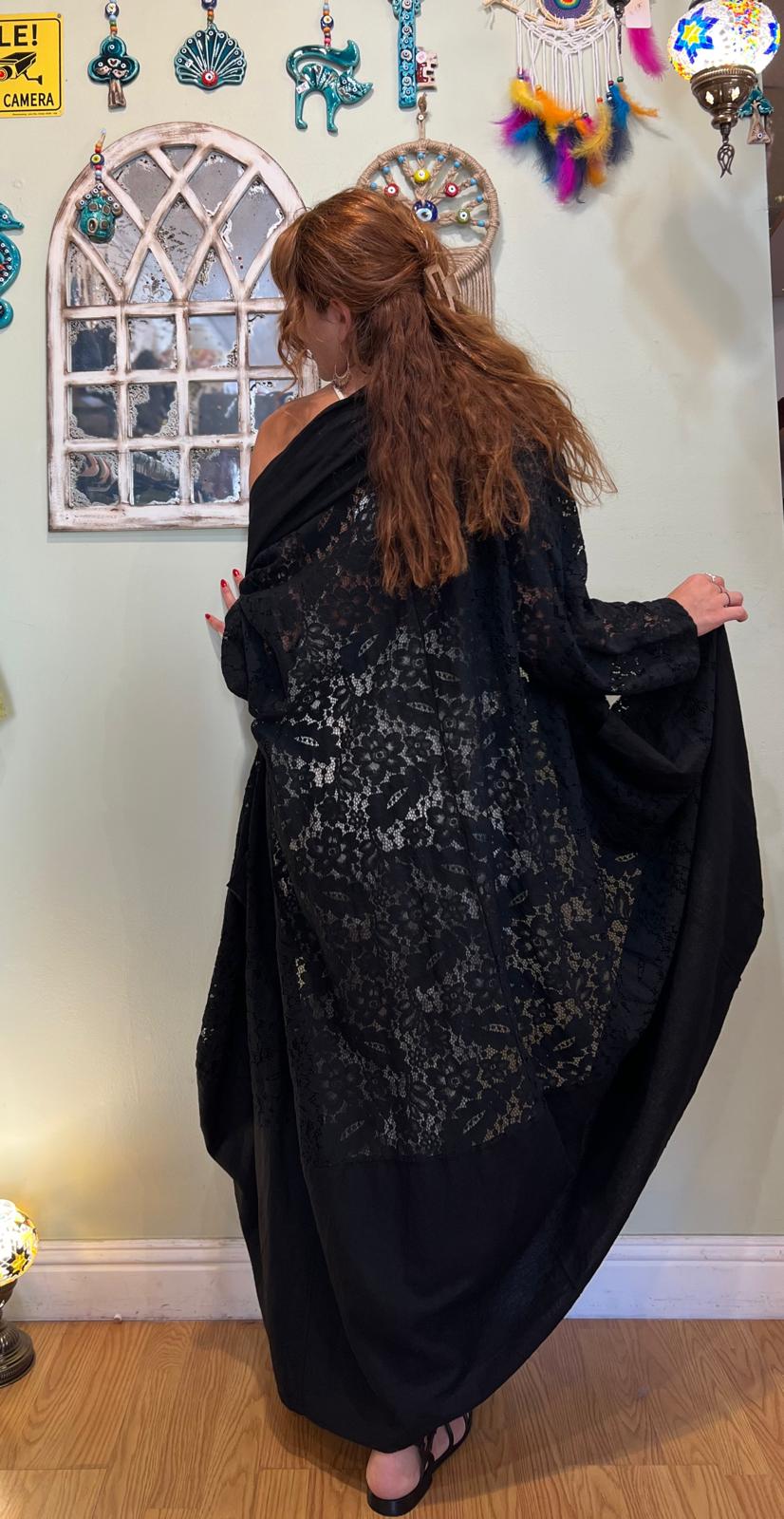 White Lace Kaftan
