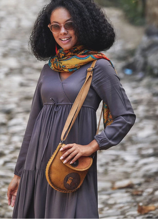 Layered Long Sleeve Grey Dress