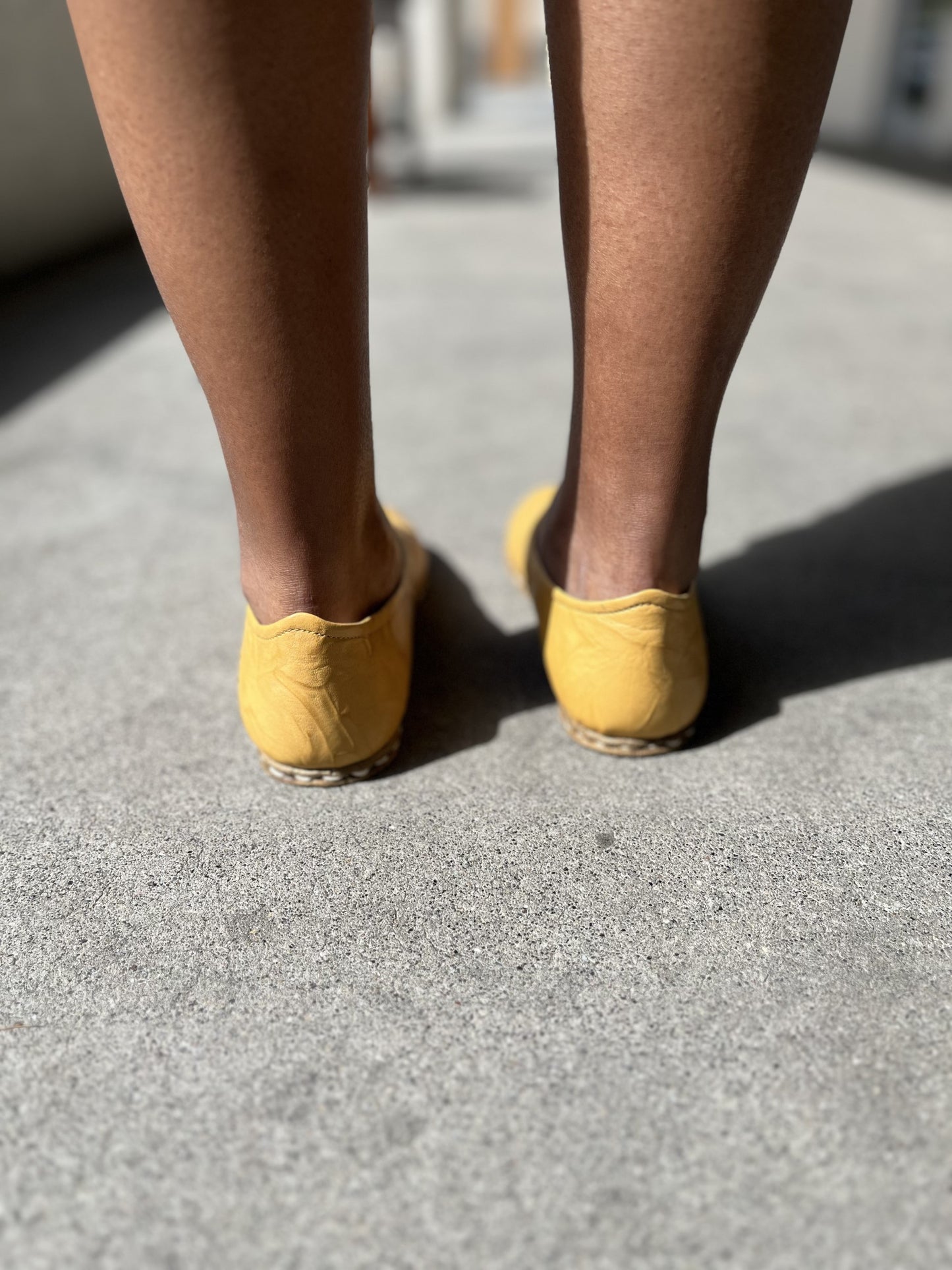 Yemeni Handmade Original Leather Shoes Yellow