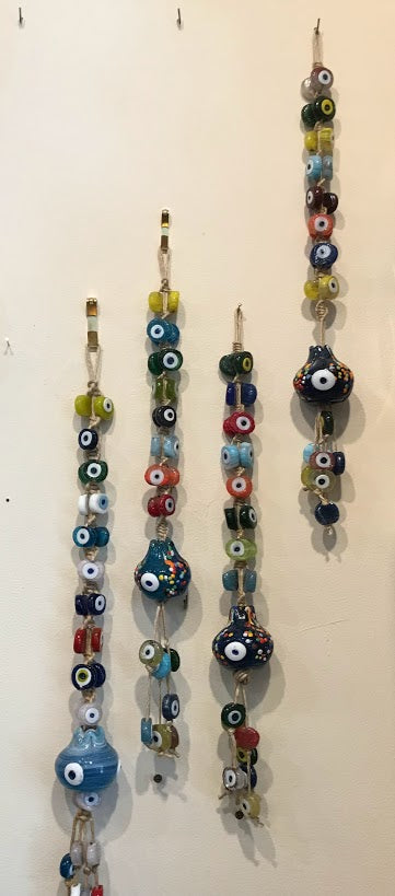 Glass Evil Eye Wall Hanging