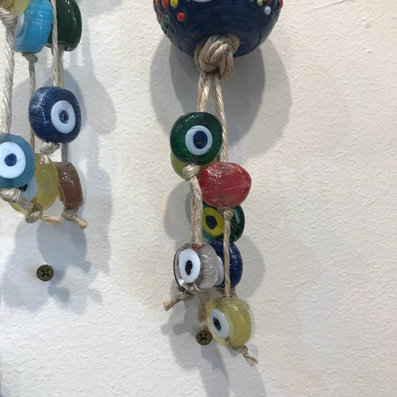 Glass Evil Eye Wall Hanging