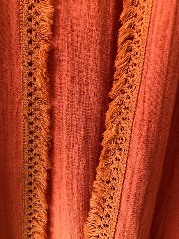 Open Front Short Sleeve Cover Up