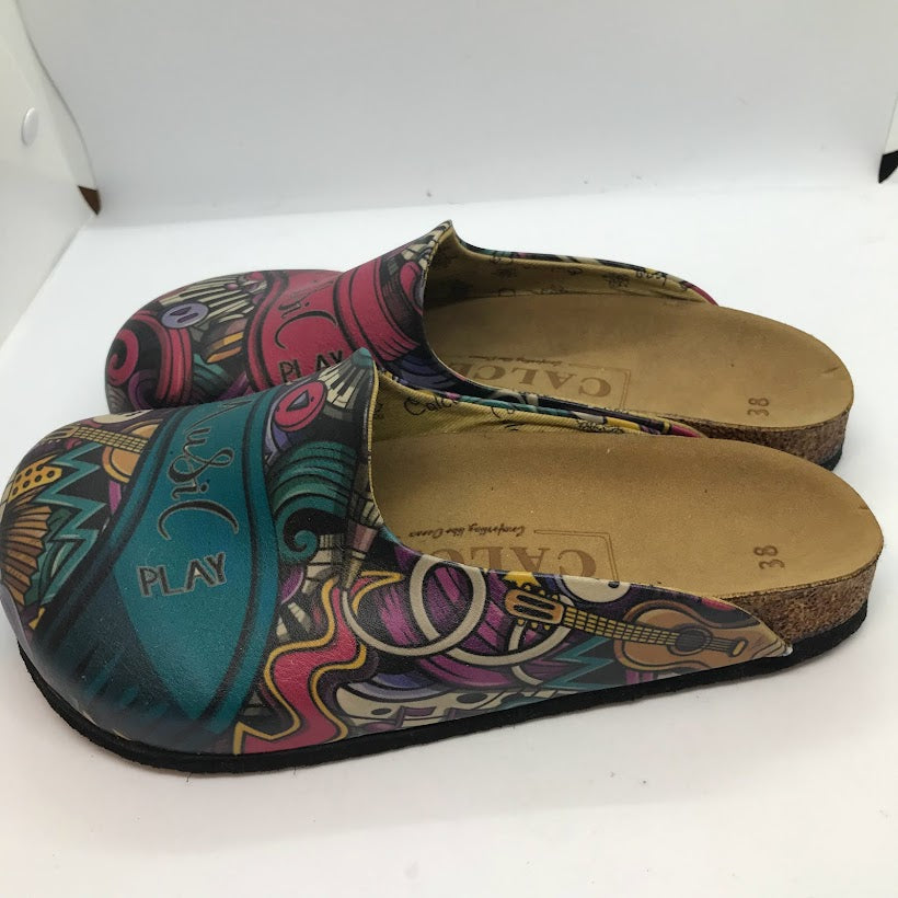 Music Slip On Clogs