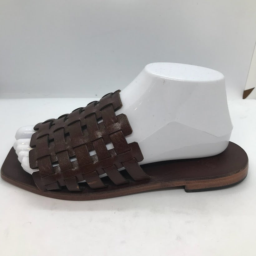 Lattice Backless Sandals