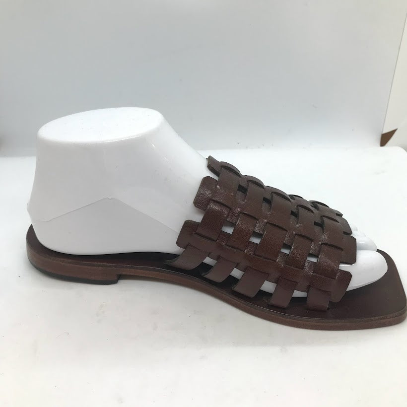 Lattice Backless Sandals