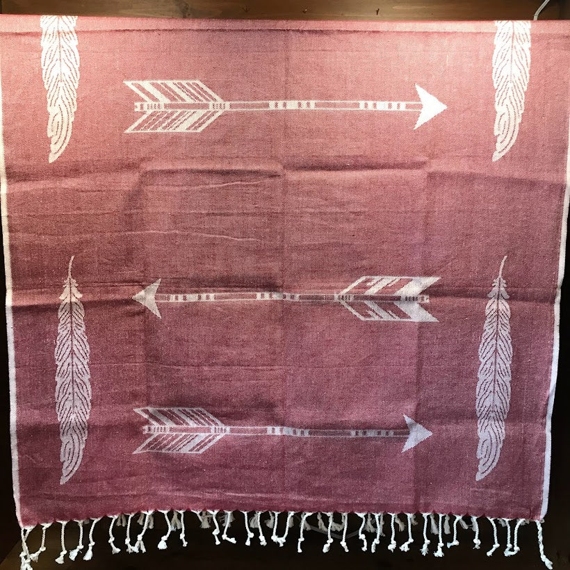 Feather and Arrow Turkish Towel