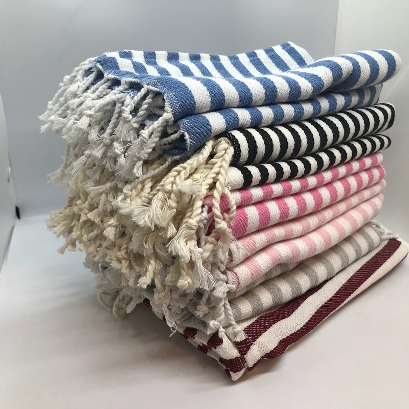 Striped Turkish Hand Towel