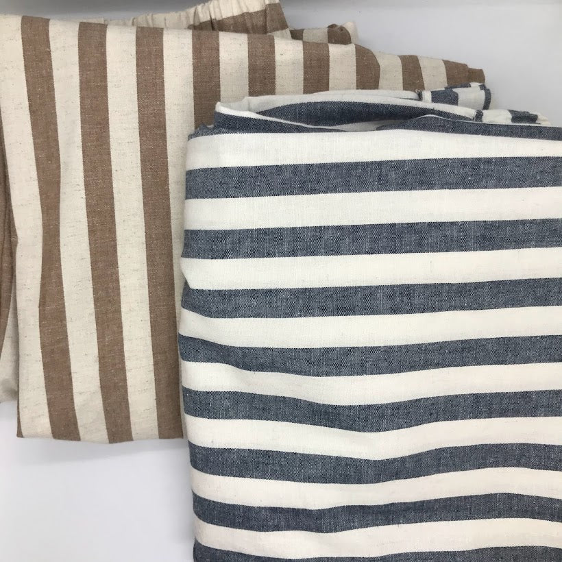Striped Long Pants with Tie