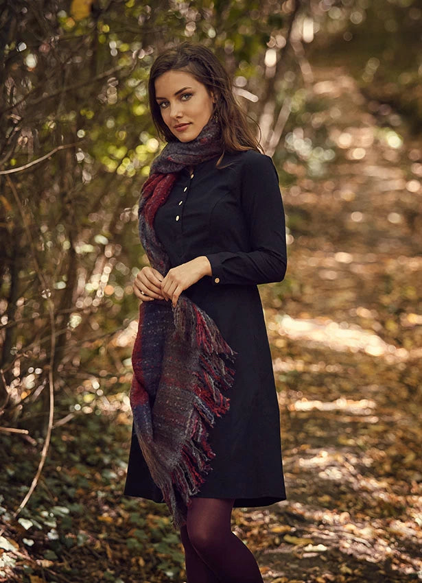 Tie Back Long Sleeve Dress