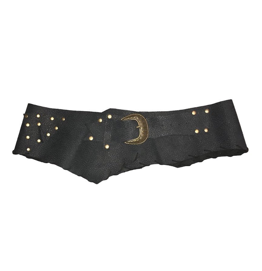 Black Leather Belt
