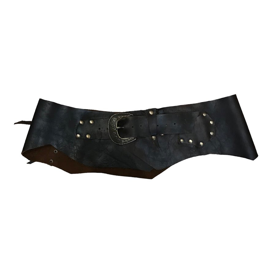 Dark Brown Leather Belt
