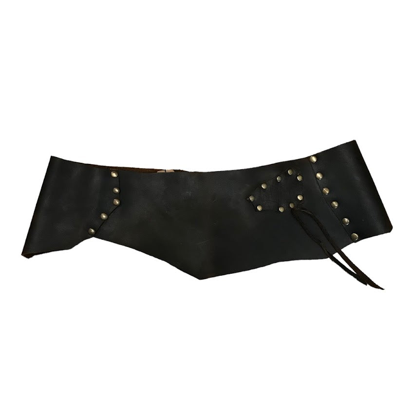 Dark Brown Leather Belt