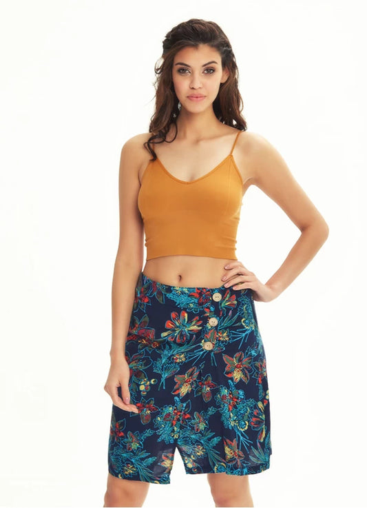 Mini Navy Blue Skirt