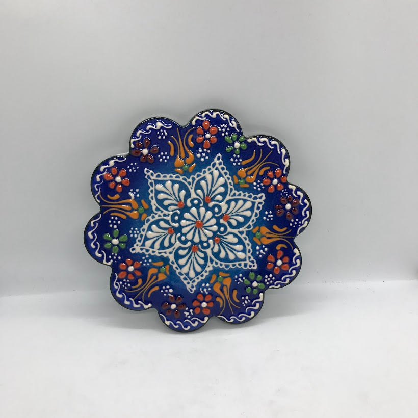 Black Rim Ceramic Trivet - Large