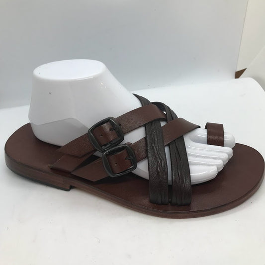 Men's Brown Strappy Sandals