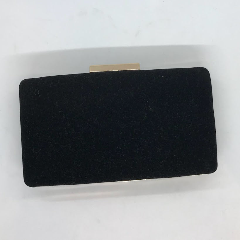 Black and Gold Checkered Clutch