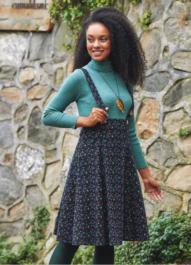 Black Floral Dress