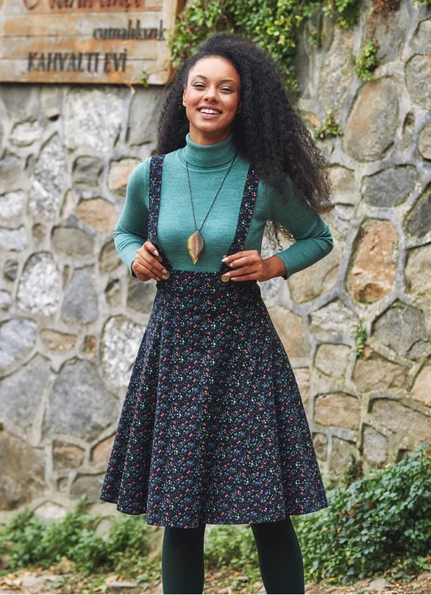 Black Floral Dress